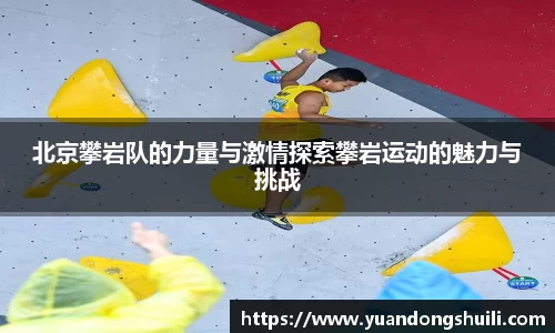 北京攀岩队的力量与激情探索攀岩运动的魅力与挑战